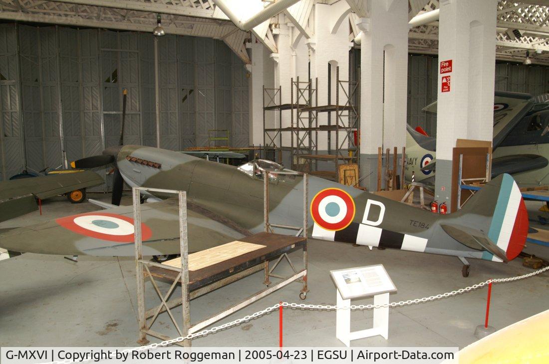 G-MXVI, 1945 Supermarine 361 Spitfire LF.XVIe C/N CBAF.IX.4394, TE184.In French Air Force colors.