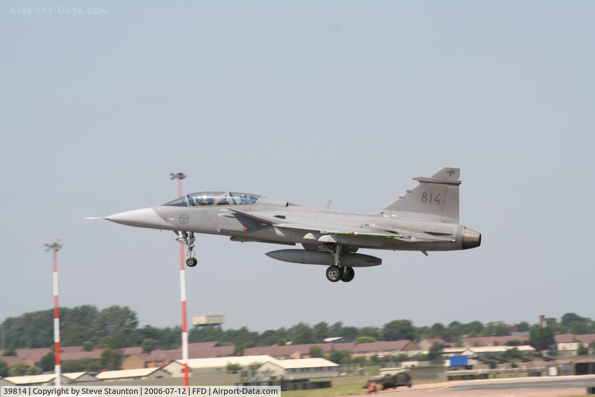 39814, Saab JAS-39B Gripen C/N 39814, Royal International Air Tattoo 2006