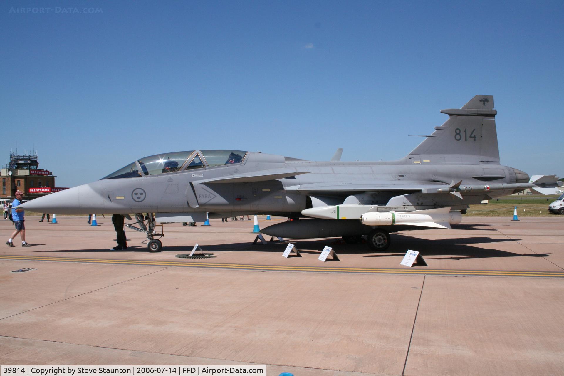 39814, Saab JAS-39B Gripen C/N 39814, Royal International Air Tattoo 2006