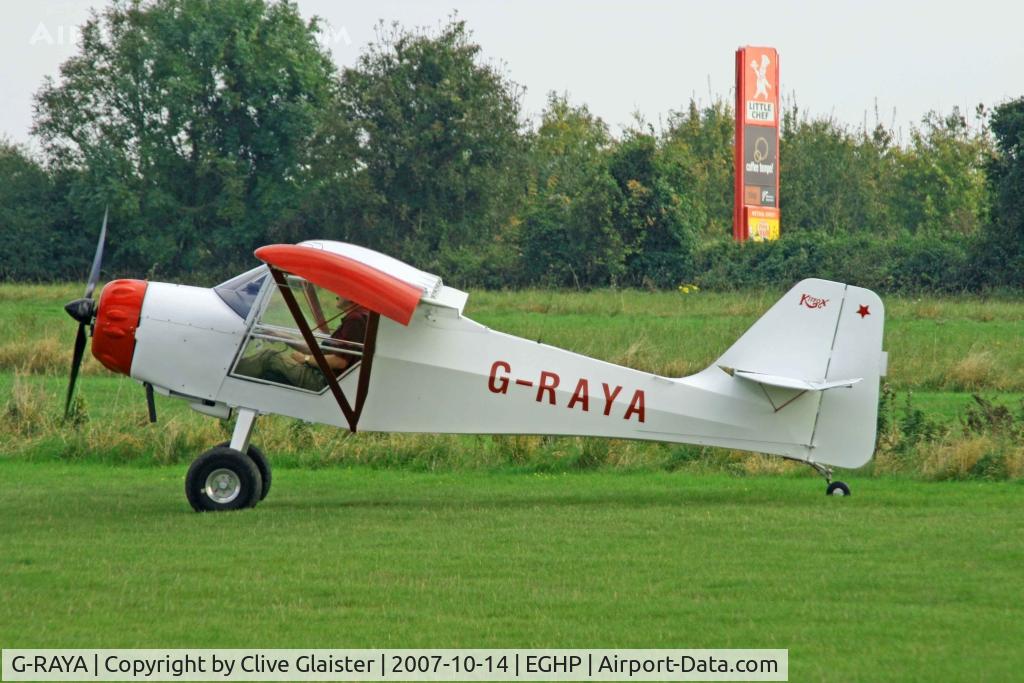 G-RAYA, 2007 Denney Kitfox Mk4 C/N PFA 172A-12403, HEX: 403703