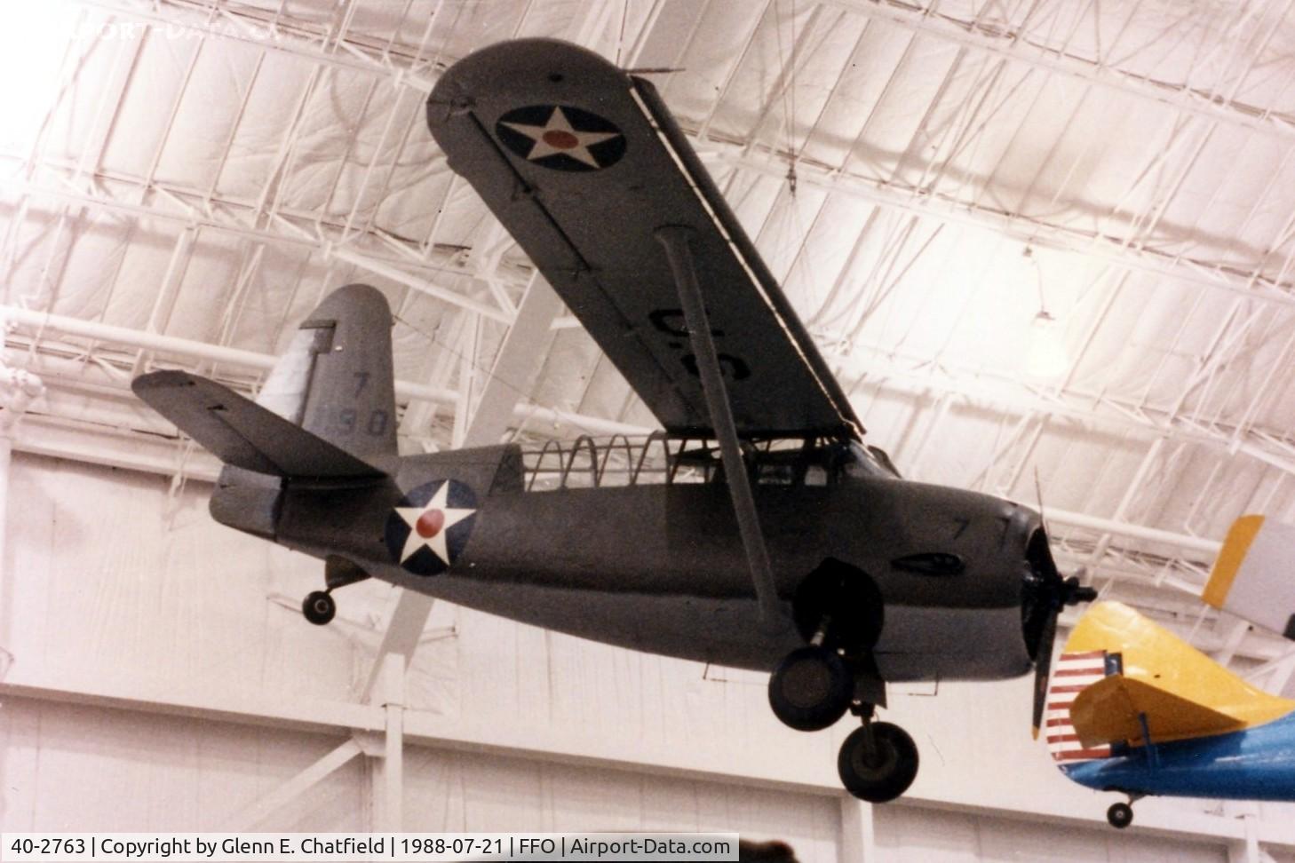40-2763, 1940 Curtiss O-52 Owl C/N 14296, Curtiss Owl at the National Museum of the U.S. Air Force