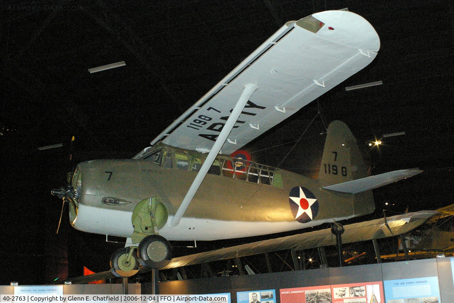40-2763, 1940 Curtiss O-52 Owl C/N 14296, Curtiss Owl at the National Museum of the U.S. Air Force