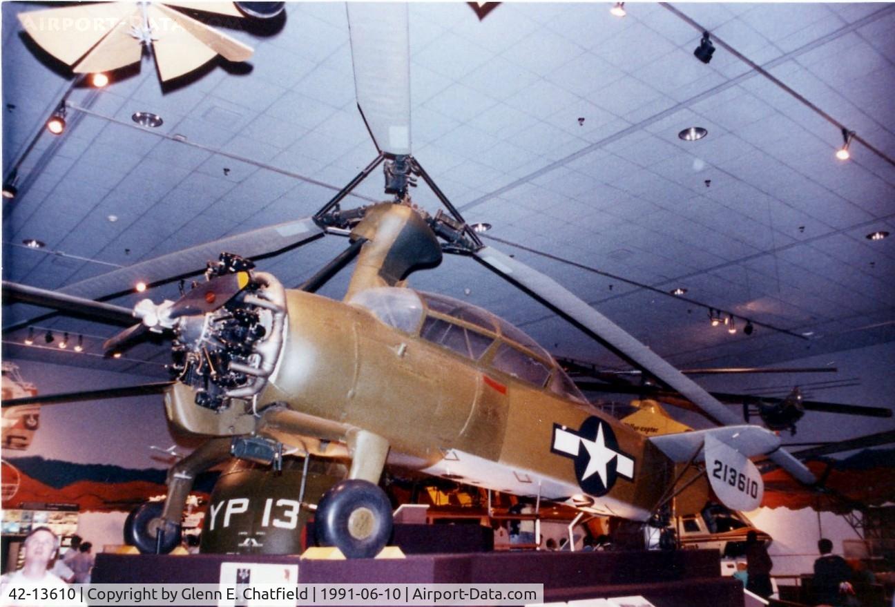 42-13610, 1942 Kellett XO-60 C/N 118, XO-60 at the National Air & Space Museum