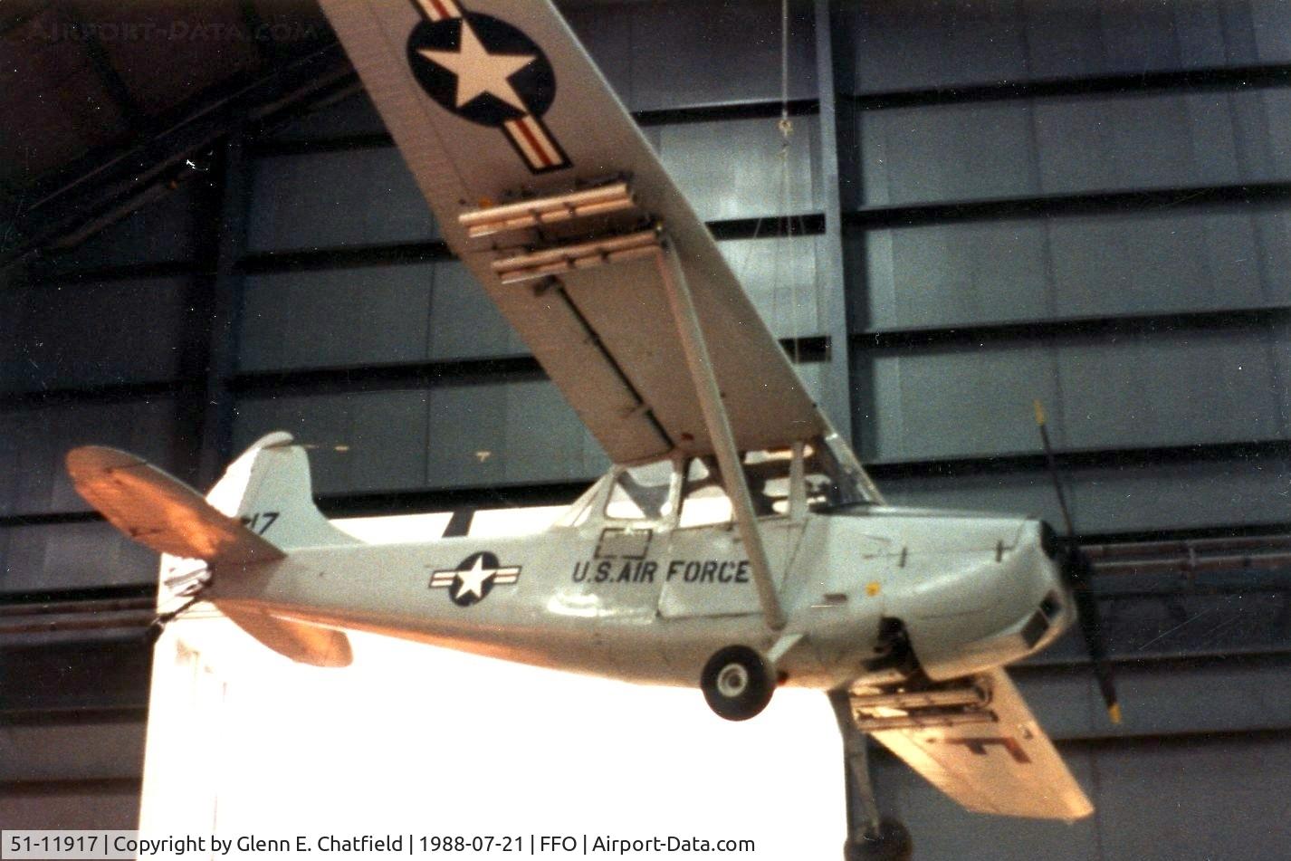 51-11917, 1951 Cessna O-1A Bird Dog C/N 22231, O-1A at the National Museum of the U.S. Air Force
