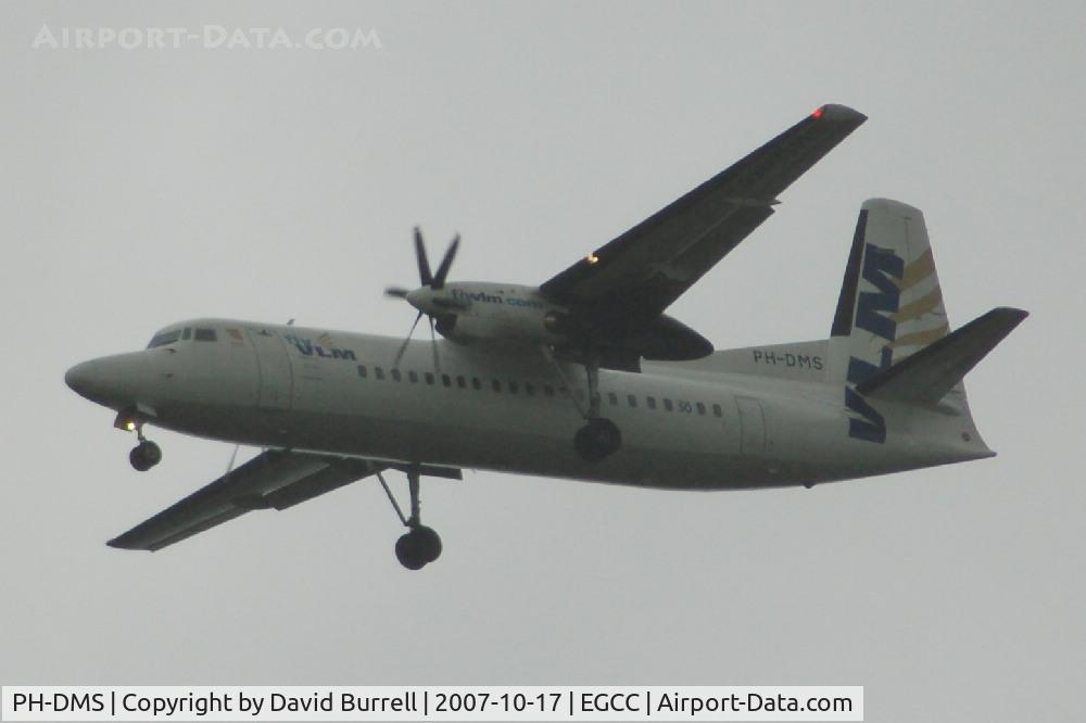 PH-DMS, 1991 Fokker 50 C/N 20209, VLM - Landing