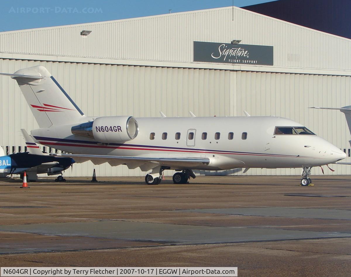 N604GR, 2001 Bombardier Challenger (CL-600-2B16) C/N 5478, Challenger 604