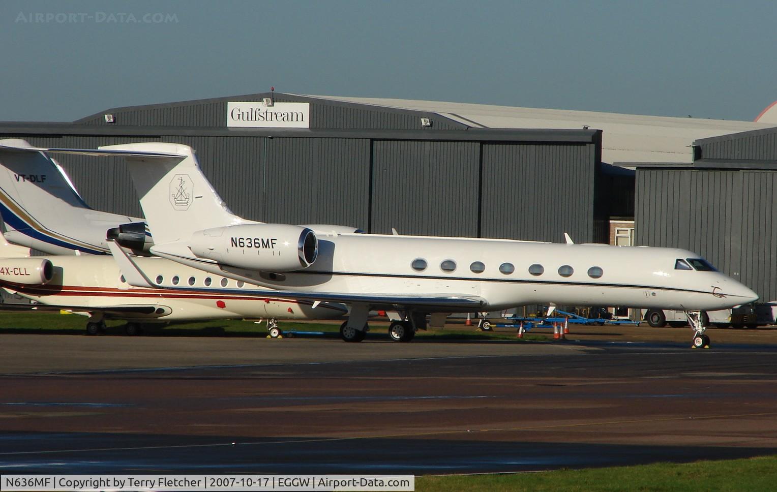 N636MF, 2006 Gulfstream Aerospace GV-SP (G550) C/N 5112, GUlf G550