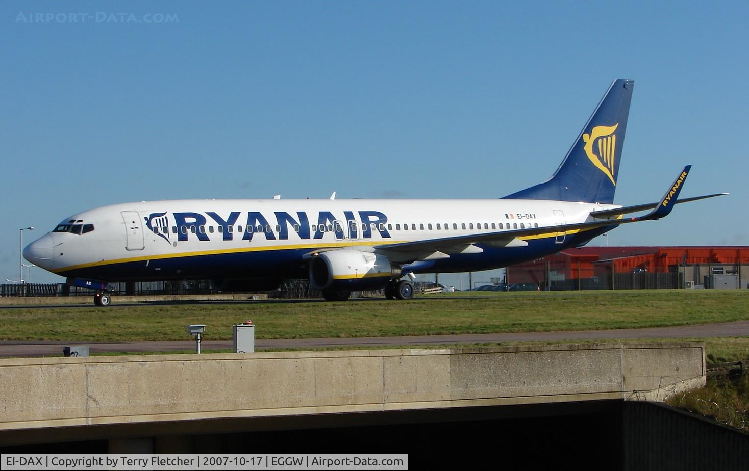 EI-DAX, 2004 Boeing 737-8AS C/N 33557, Ryanair B737