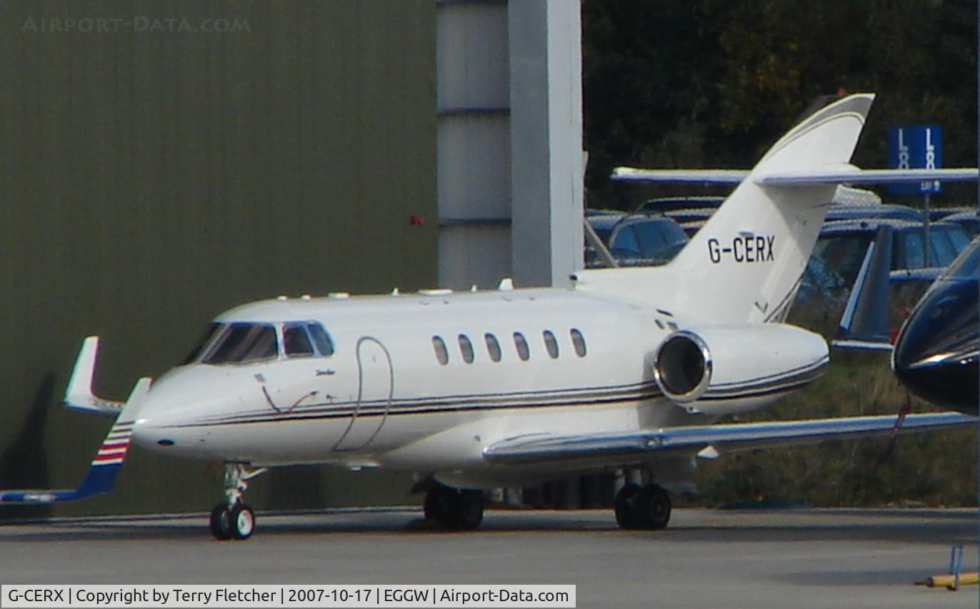 G-CERX, 2006 Raytheon Hawker 850XP C/N 258810, Newly registered Hawker 850XP