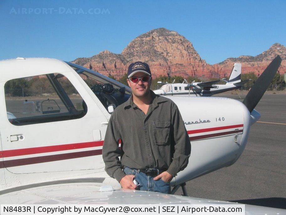 N8483R, 1966 Piper PA-28-140 C/N 28-22391, Me & My plane in Sedona