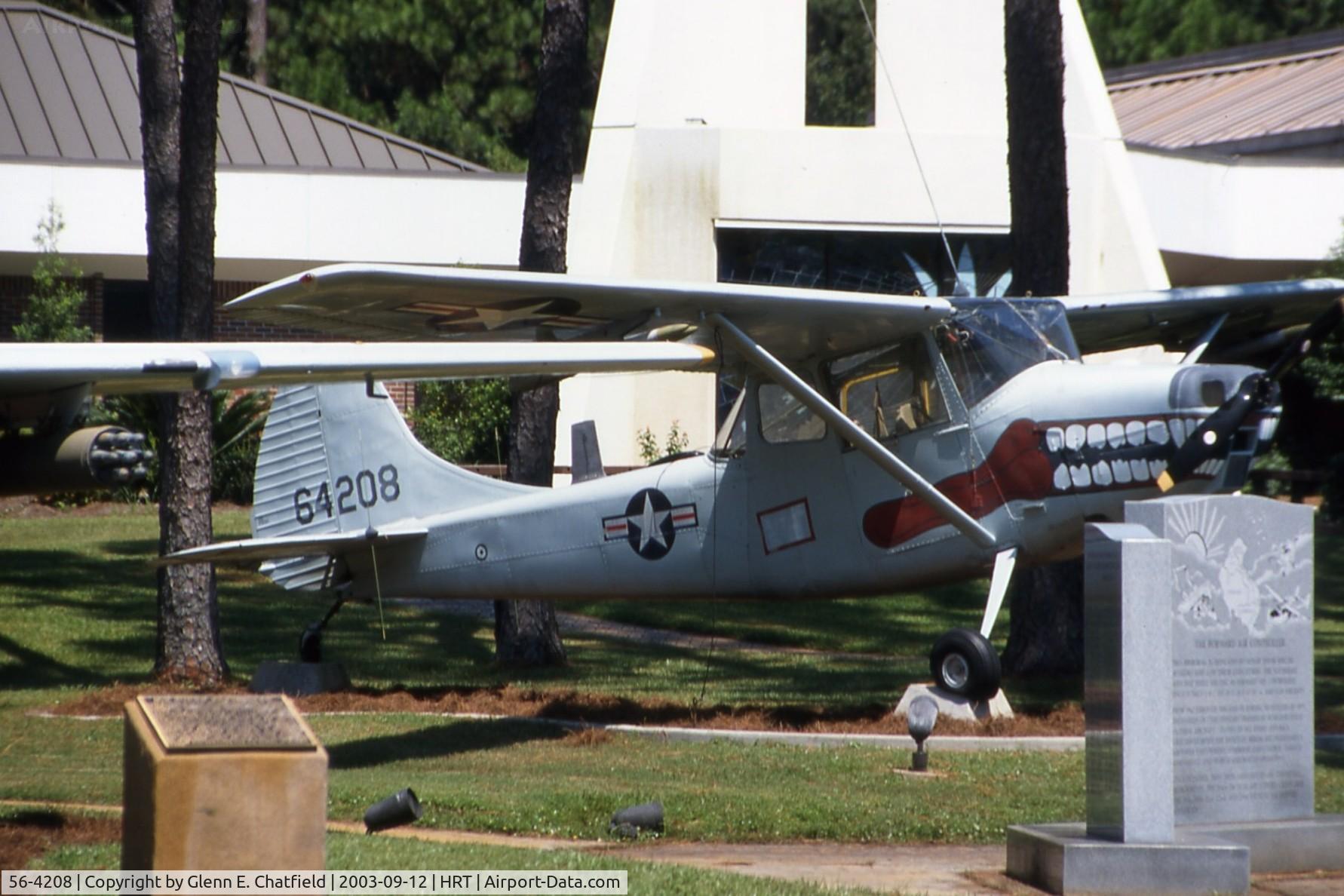 56-4208, 1956 Cessna O-1E Bird Dog C/N 23853, O-1E at the Hurlburt Field Air Park