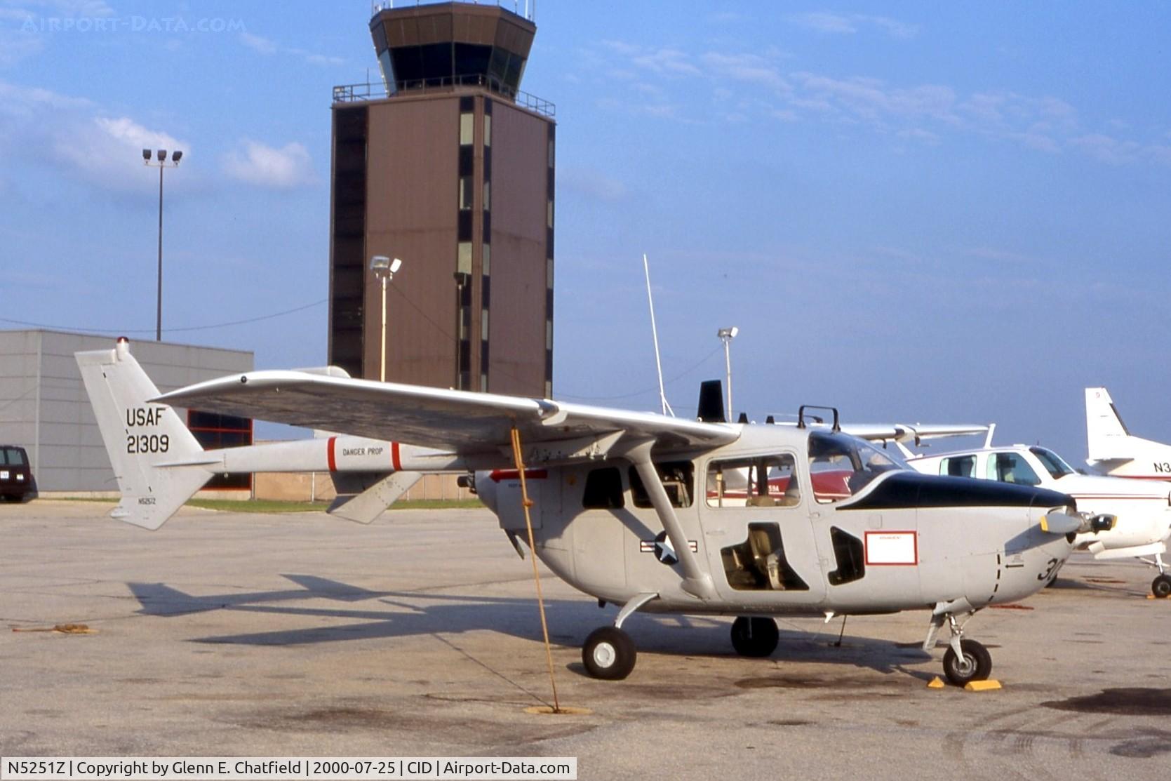 N5251Z, 1967 Cessna M337B (O-2A) Super Skymaster C/N 337M-0015 (67-21309), On the FBO ramp