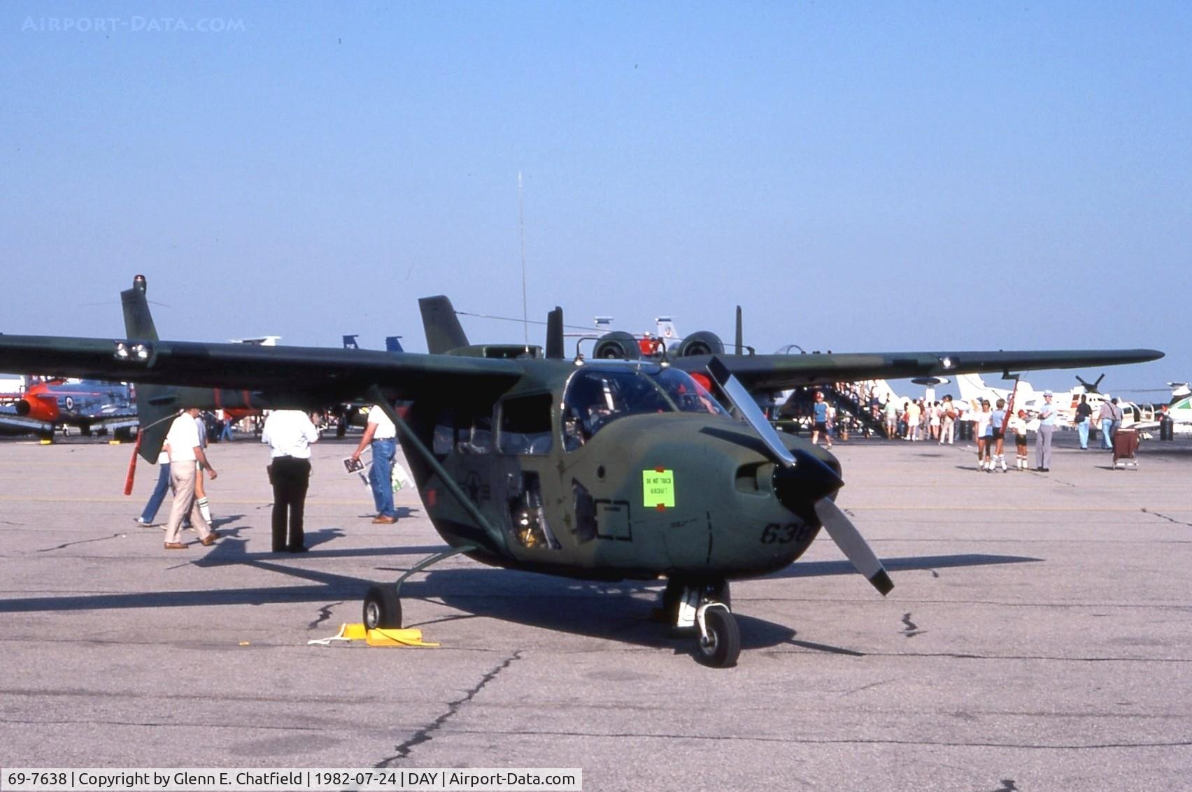 69-7638, 1969 Cessna O-2A Super Skymaster C/N 337M-0436, O-2A at the Dayton International Air Show