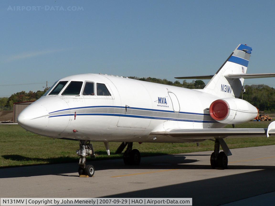 N131MV, 1966 Dassault Falcon (Mystere) 20C C/N 031, Miami Valley Aviation Falcon 20 freighter