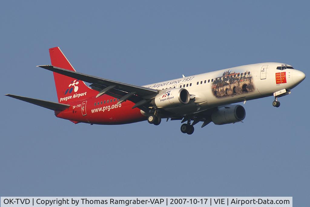 OK-TVD, 1999 Boeing 737-86N C/N 28595, Travel Service Boeing 737-800