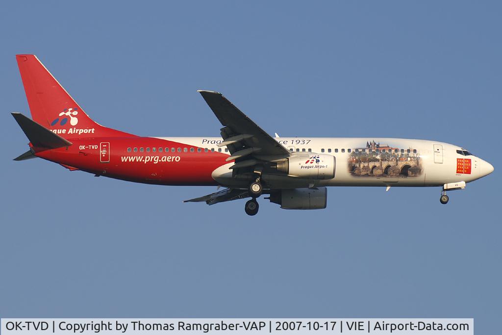 OK-TVD, 1999 Boeing 737-86N C/N 28595, Travel Service Boeing 737-800