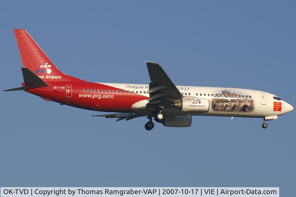 OK-TVD, 1999 Boeing 737-86N C/N 28595, Travel Service Boeing 737-800