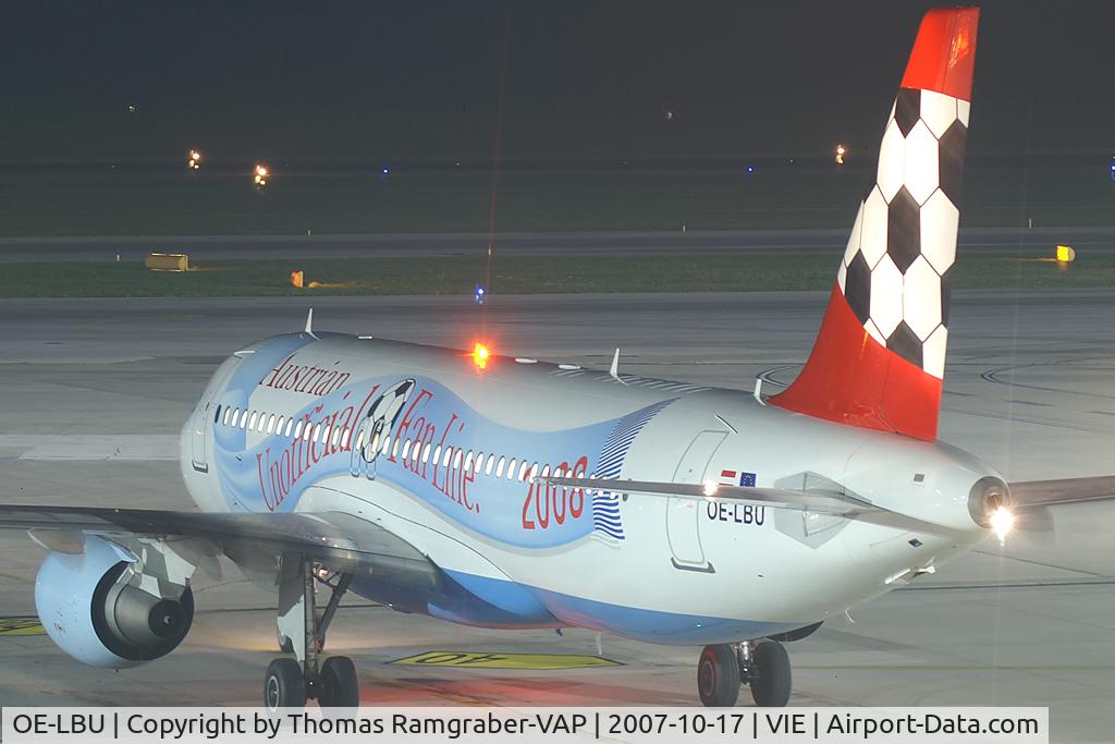 OE-LBU, 2001 Airbus A320-214 C/N 1478, Ausrian Airlines Airbus A320