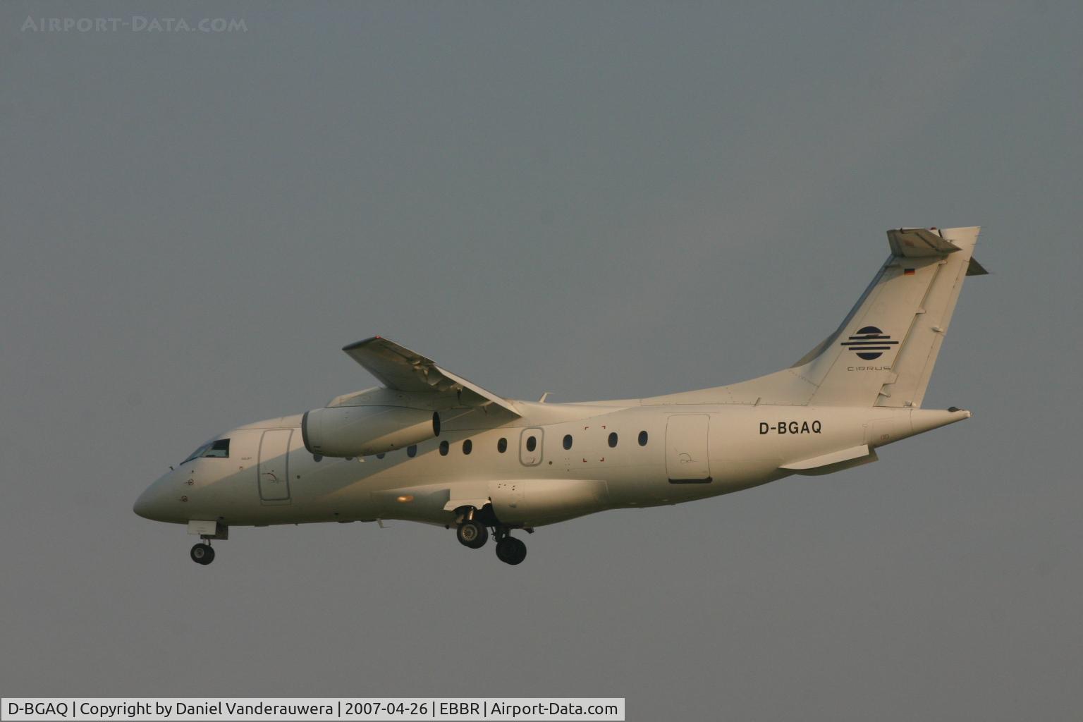D-BGAQ, 1999 Fairchild Dornier 328-300 328JET C/N 3130, descending to rwy 25L