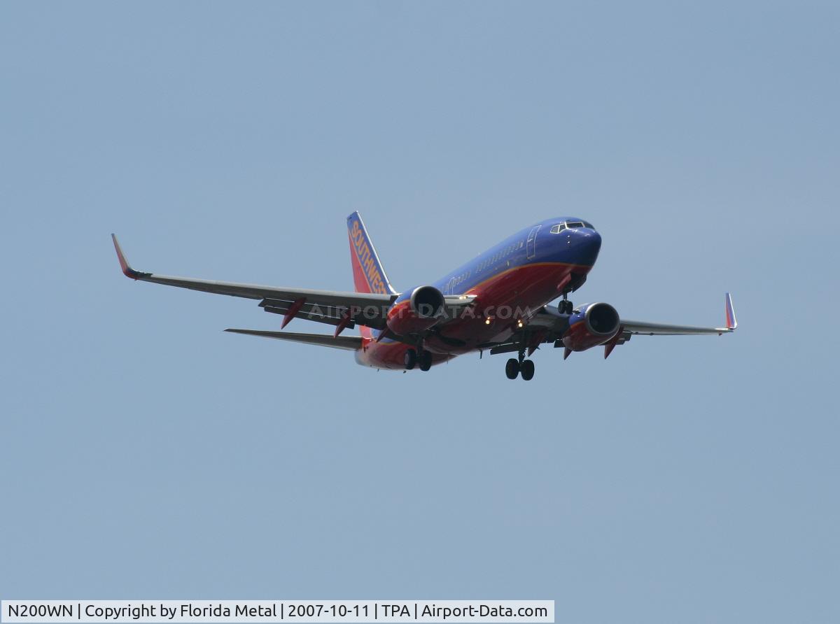 N200WN, 2005 Boeing 737-7H4 C/N 32482, Southwest
