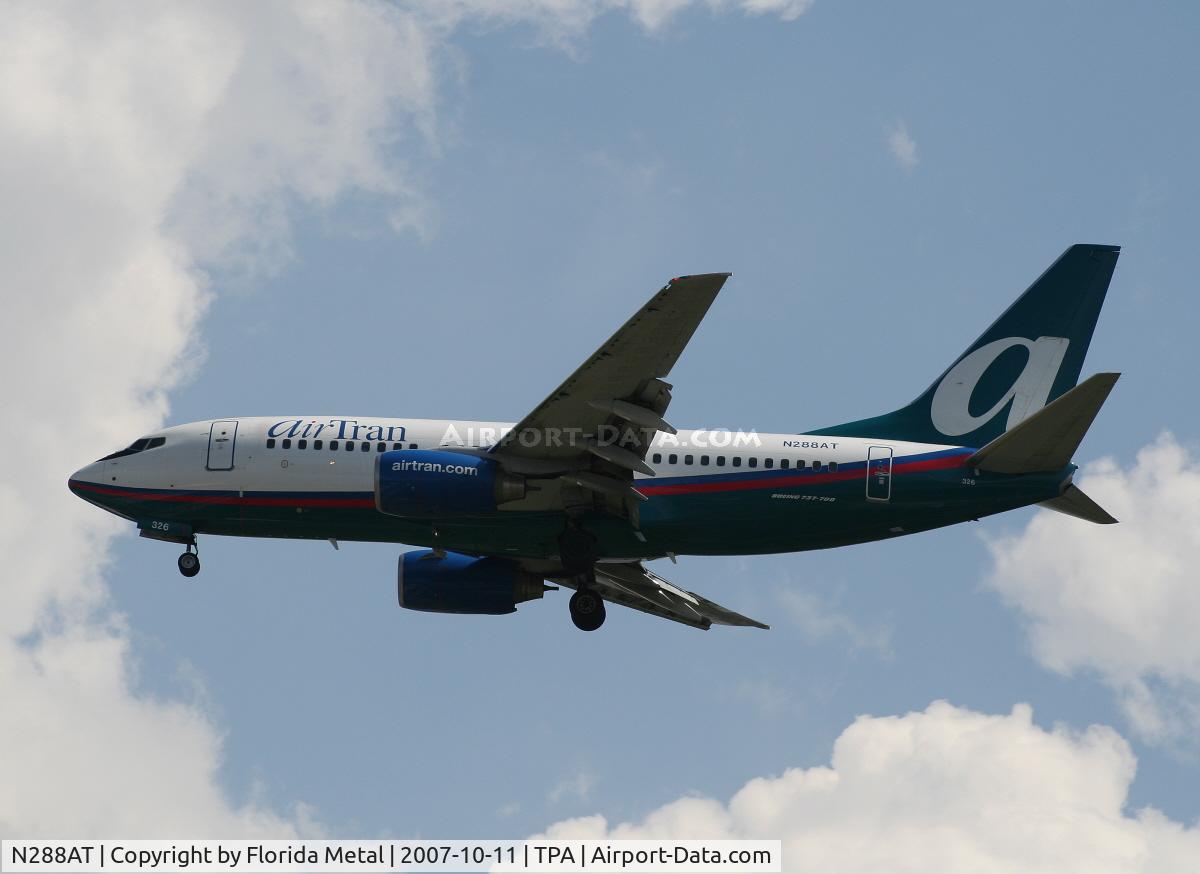 N288AT, 2006 Boeing 737-7BD C/N 33924, Air Tran