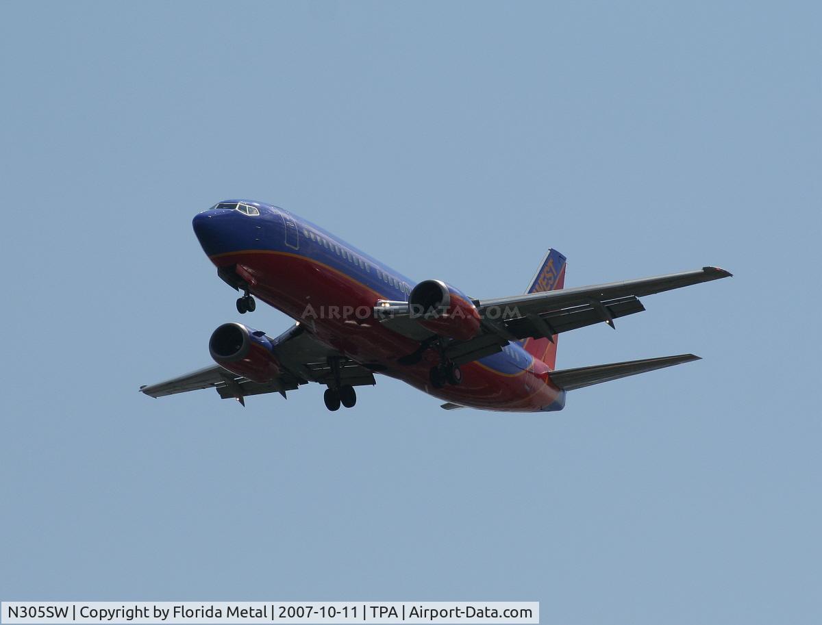 N305SW, 1985 Boeing 737-3H4 C/N 22945, Southwest