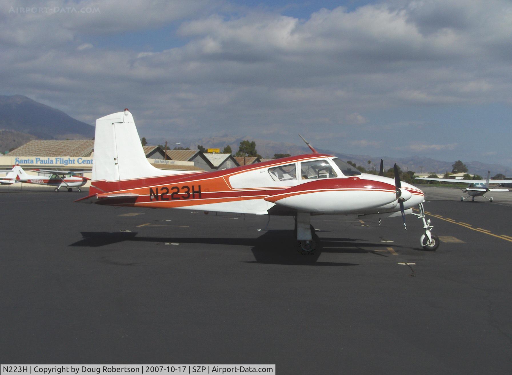 N223H, 1956 Cessna 310 C/N 35385, 1956 Cessna 310A, two Continental O-470 240 Hp each