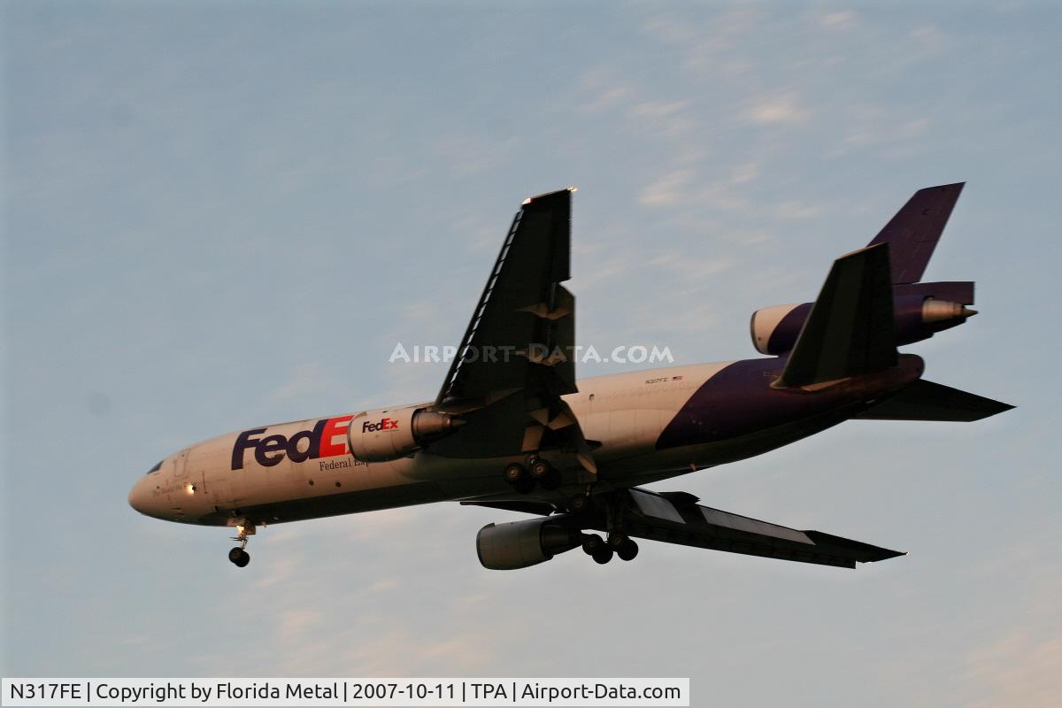 N317FE, 1979 McDonnell Douglas DC-10-30F C/N 46835, Fed Ex