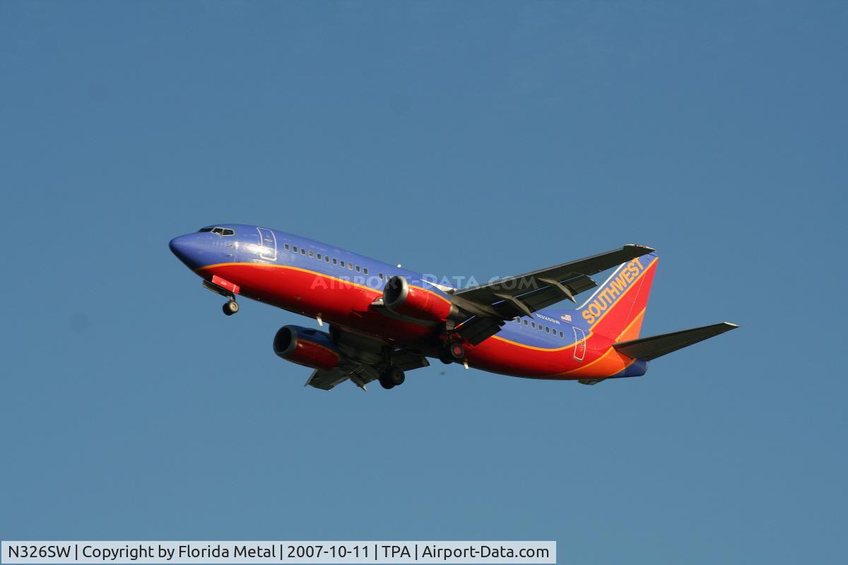 N326SW, 1987 Boeing 737-3H4 C/N 23690, Southwest
