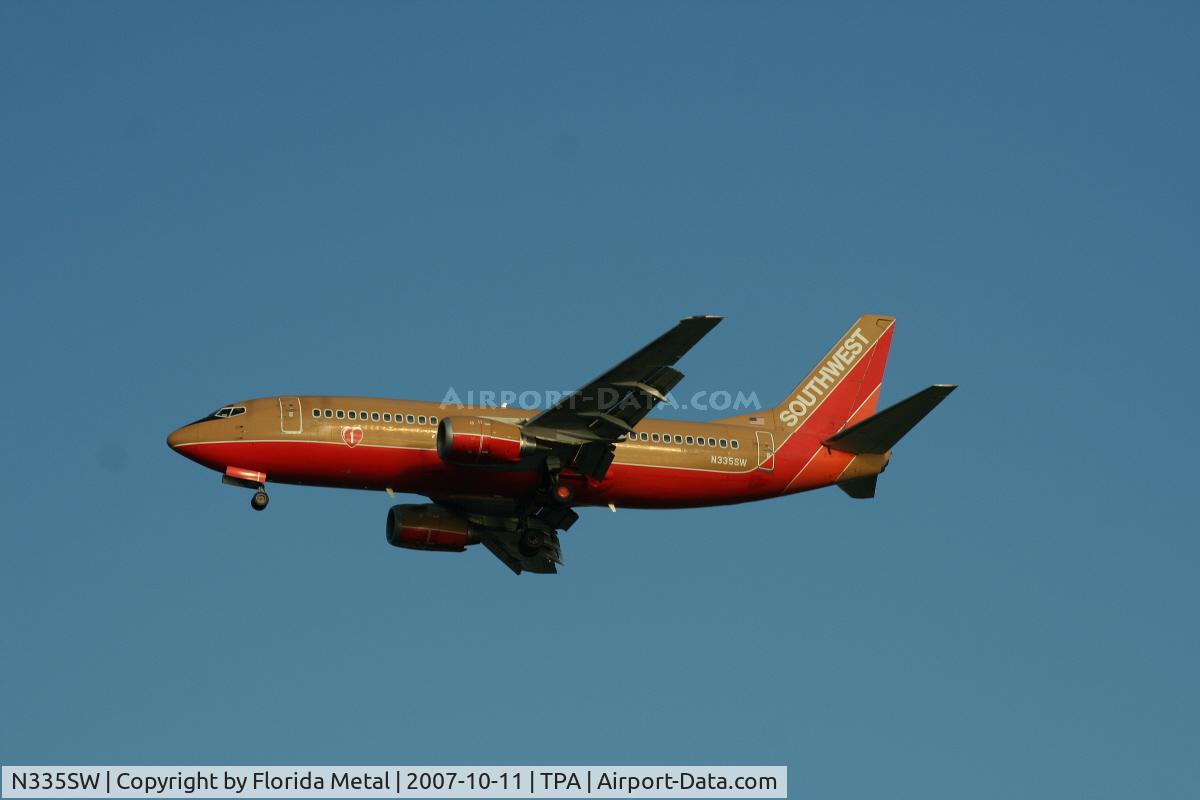 N335SW, 1988 Boeing 737-3H4 C/N 23939, Southwest