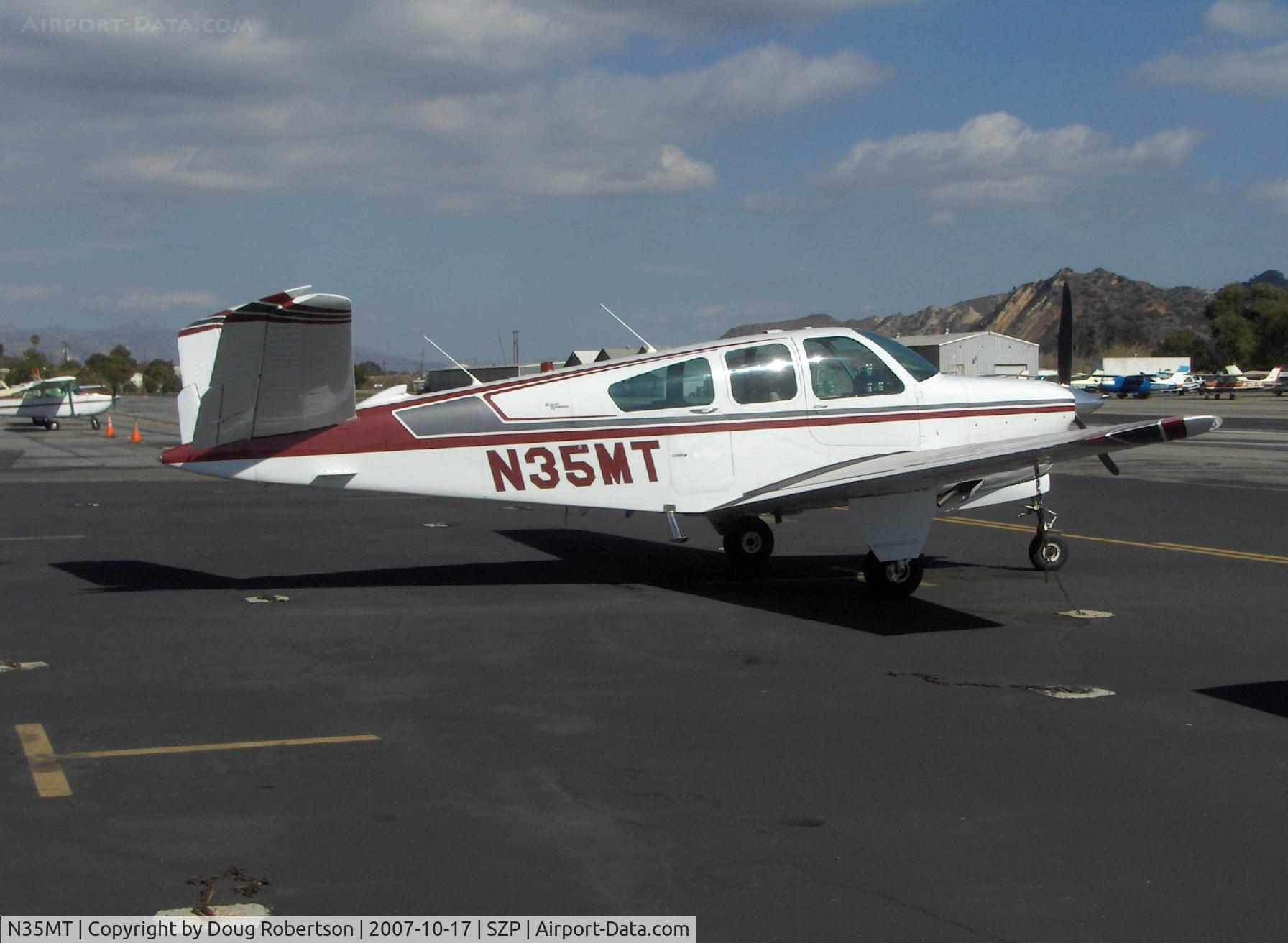N35MT, 1966 Beech V35 Bonanza C/N D-8338, 1966 Beech V35 BONANZA, Continental IO-520-B 285 Hp
