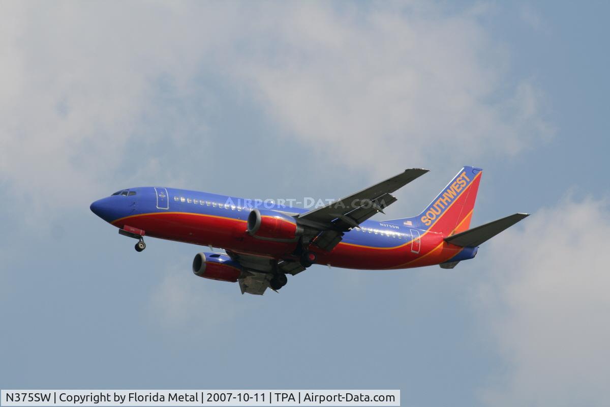 N375SW, 1993 Boeing 737-3H4 C/N 26583, Southwest