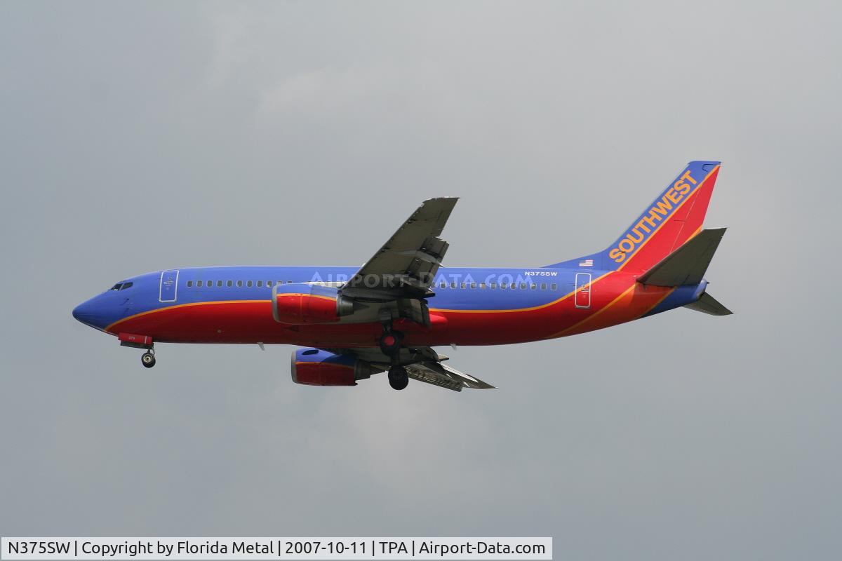 N375SW, 1993 Boeing 737-3H4 C/N 26583, Southwest
