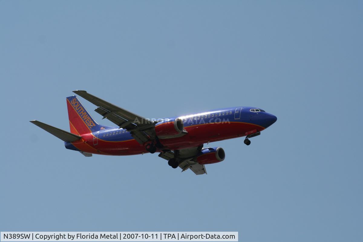 N389SW, 1994 Boeing 737-3H4 C/N 26592, Southwest