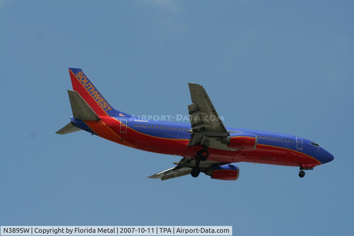 N389SW, 1994 Boeing 737-3H4 C/N 26592, Southwest