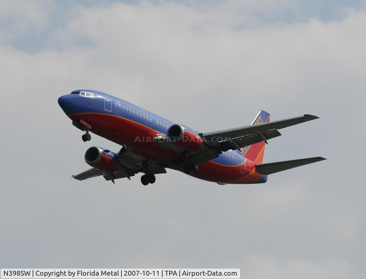 N398SW, 1995 Boeing 737-3H4 C/N 27692, Southwest