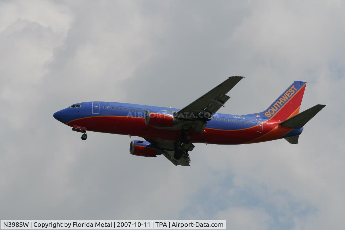 N398SW, 1995 Boeing 737-3H4 C/N 27692, Southwest