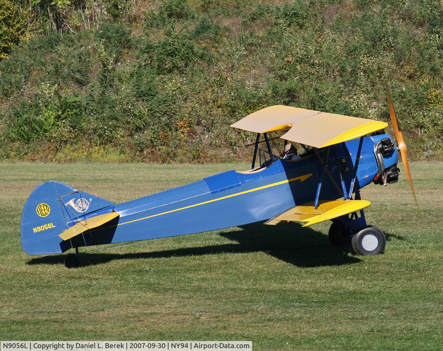 N9056L, 2000 Fleet Replica C/N 01, Beautiful Fleet 16B replica built by Brian Coughlin in 2000 delights the crowd at Old Rhinebeck.  Engine is a Kinner B5.