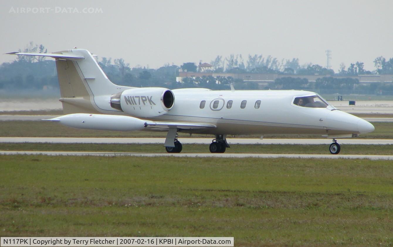 N117PK, 1985 Learjet 35A C/N 35-513, part of the Friday afternoon arrivals 'rush' at PBI