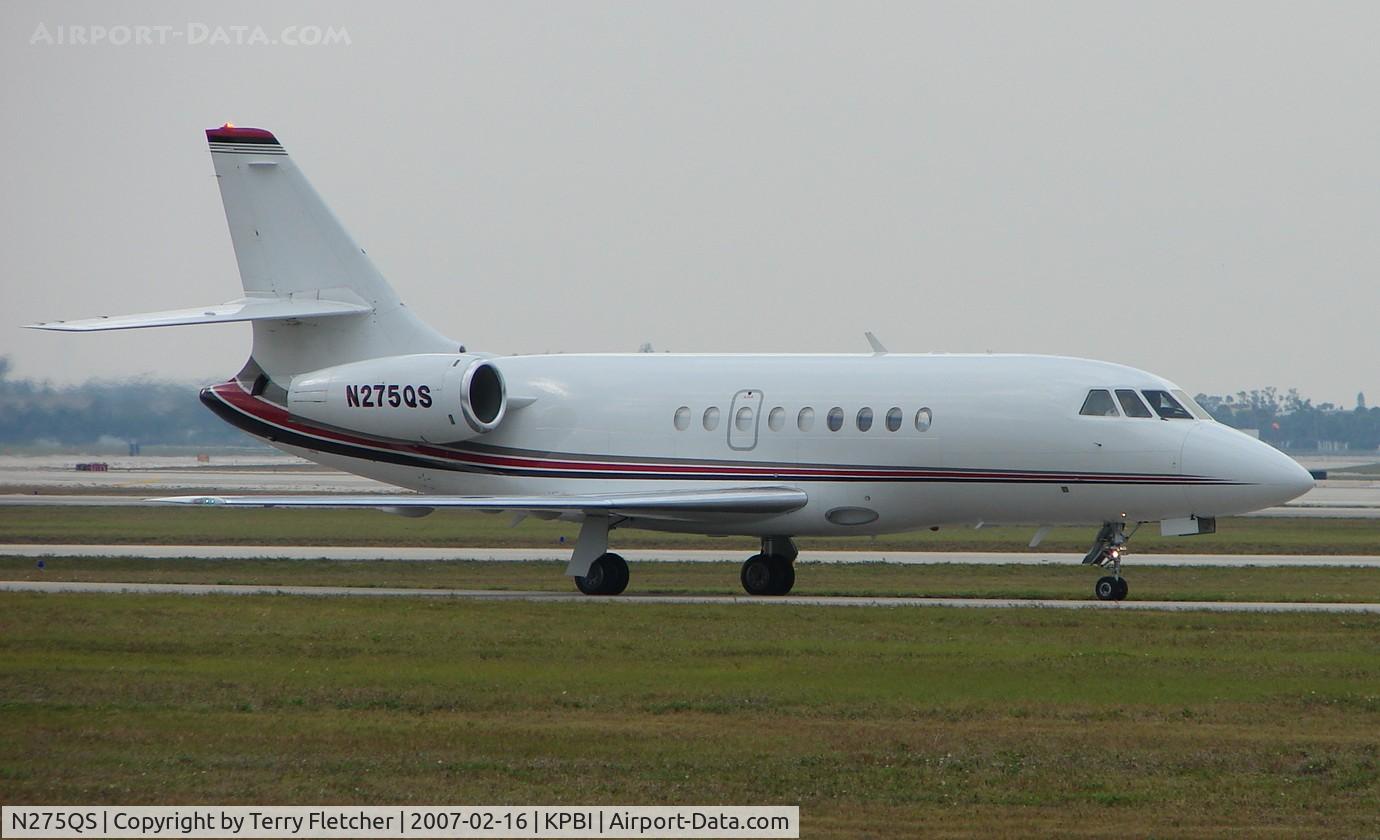 N275QS, 1998 Dassault Falcon 2000 C/N 75, part of the Friday afternoon arrivals 'rush' at PBI