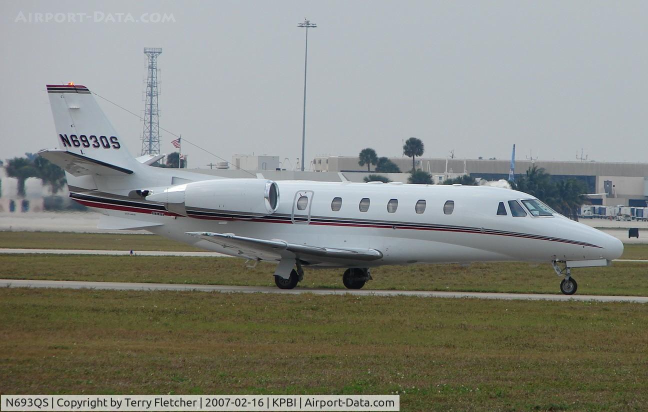 N693QS, 2006 Cessna 560XLS Citation Excel C/N 560-5657, part of the Friday afternoon arrivals 'rush' at PBI