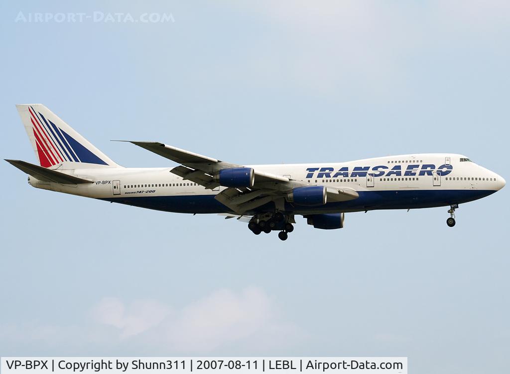 VP-BPX, 1982 Boeing 747-267B C/N 22872, Landing rwy 25R