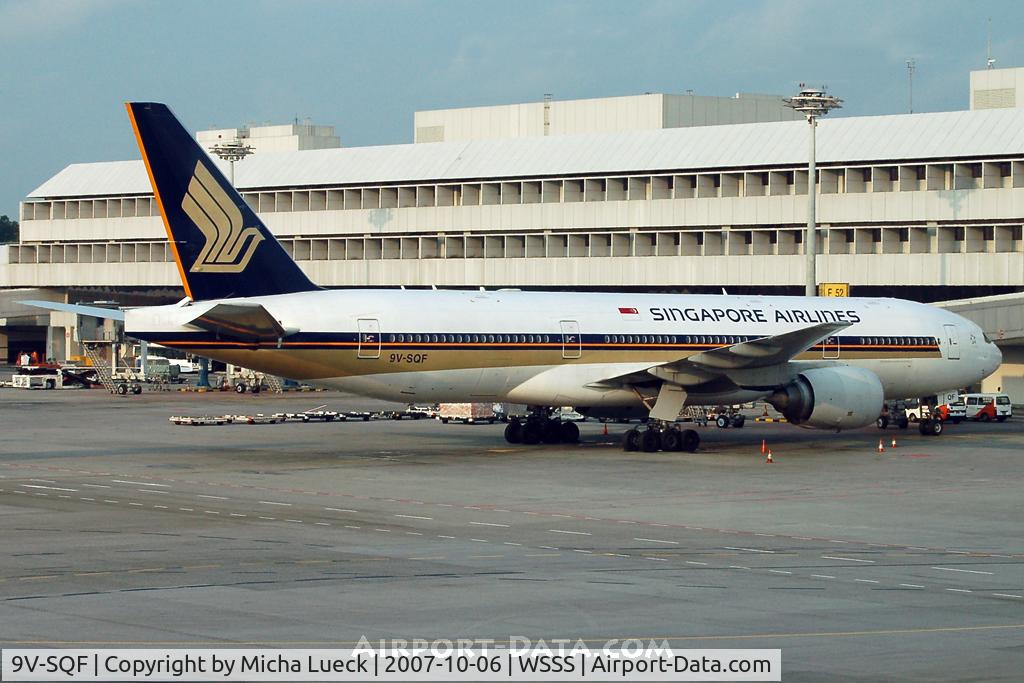 9V-SQF, 1998 Boeing 777-212/ER C/N 28512, At Changi