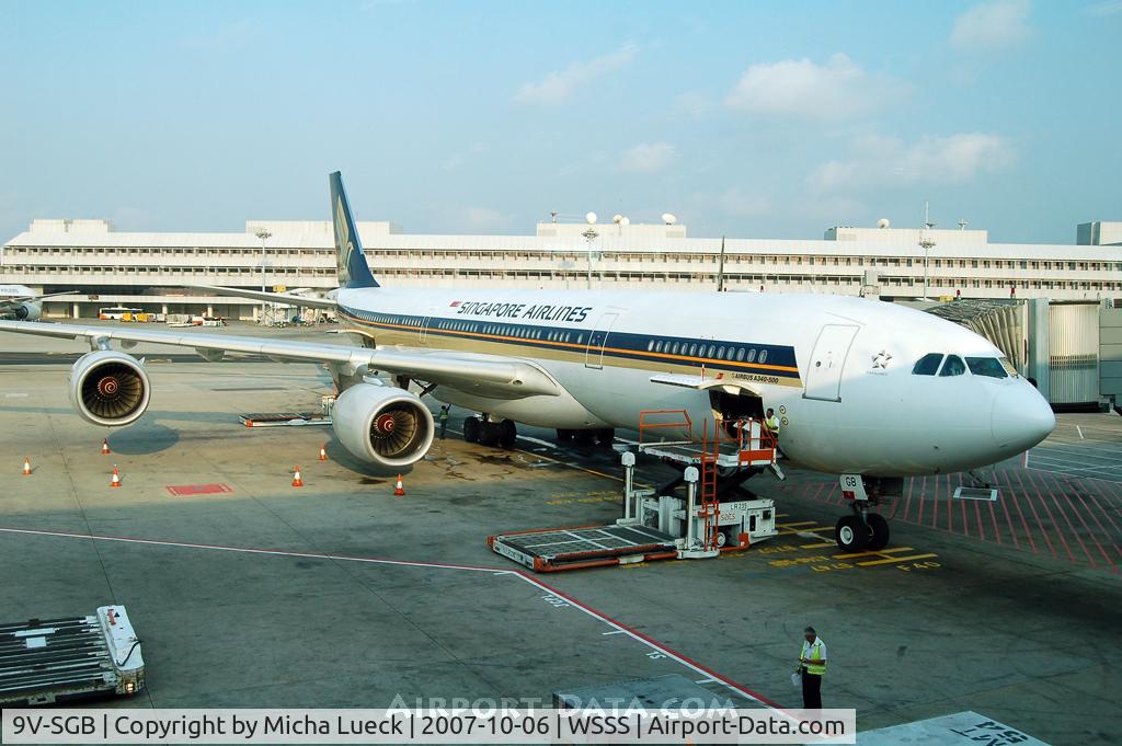 9V-SGB, 2003 Airbus A340-541 C/N 499, Ultra longhaul A 340-500