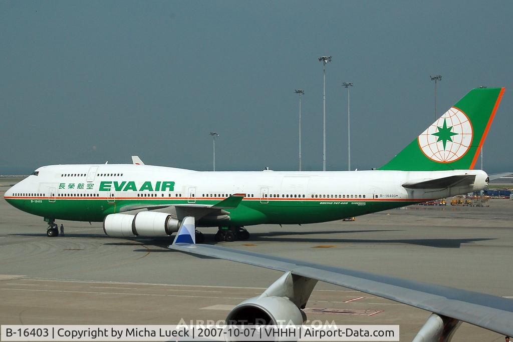 B-16403, 1993 Boeing 747-45E C/N 27141, Eva Air B747-400 Combi