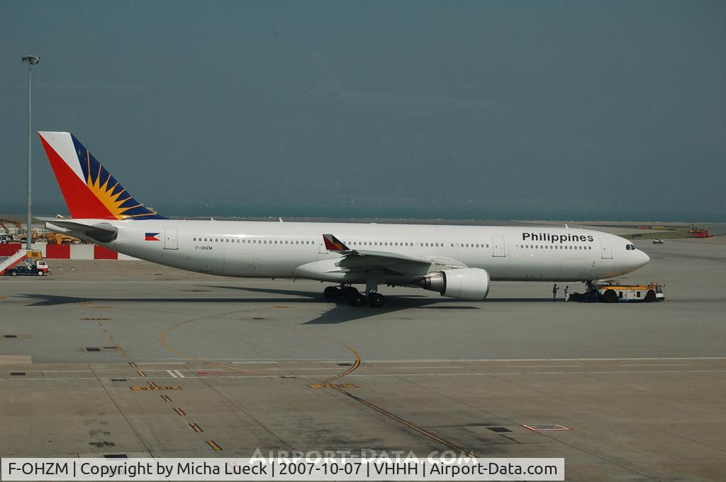 F-OHZM, Airbus A330-301 C/N 183, Push-back completed