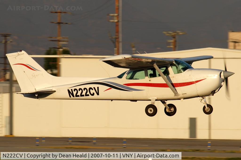 N222CV, Cessna 172M C/N 17267000, Continental Training & Service Inc Cessna 172M N222CV departing RWY 16R.