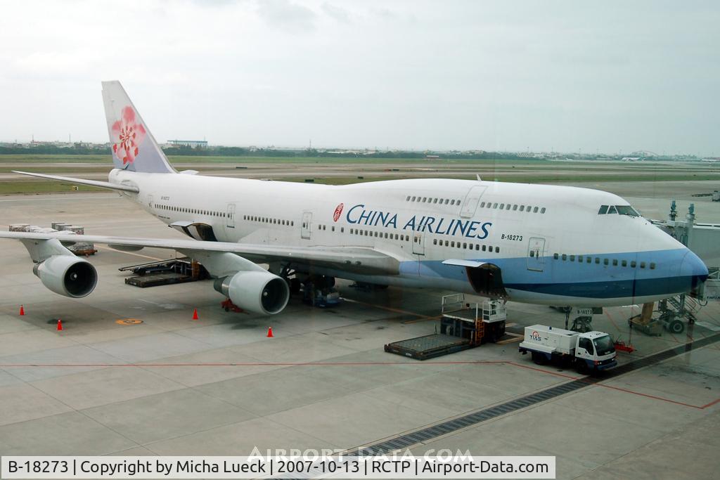 B-18273, 1991 Boeing 747-409SF C/N 24311, At Taipei International