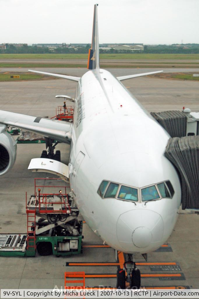 9V-SYL, 2005 Boeing 777-312 C/N 33376, At Taipei International
