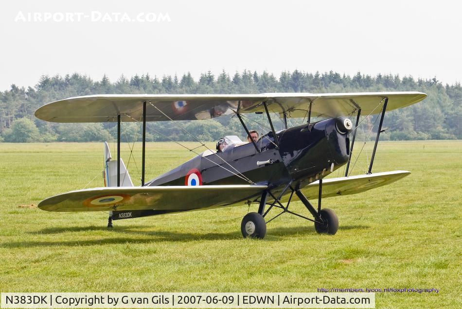 N383DK, 1952 Nord Stampe SV-4C C/N 383, The N383DK for a local flight at Nordhorn EDWN.